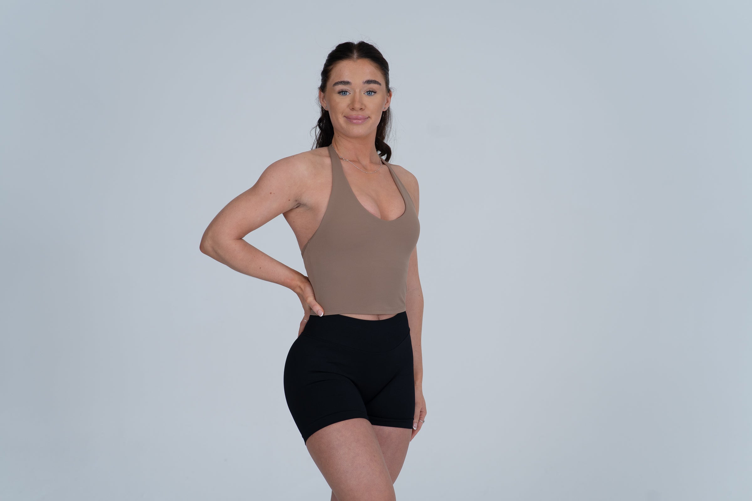 Glaze™ V-Neck Halter Tank