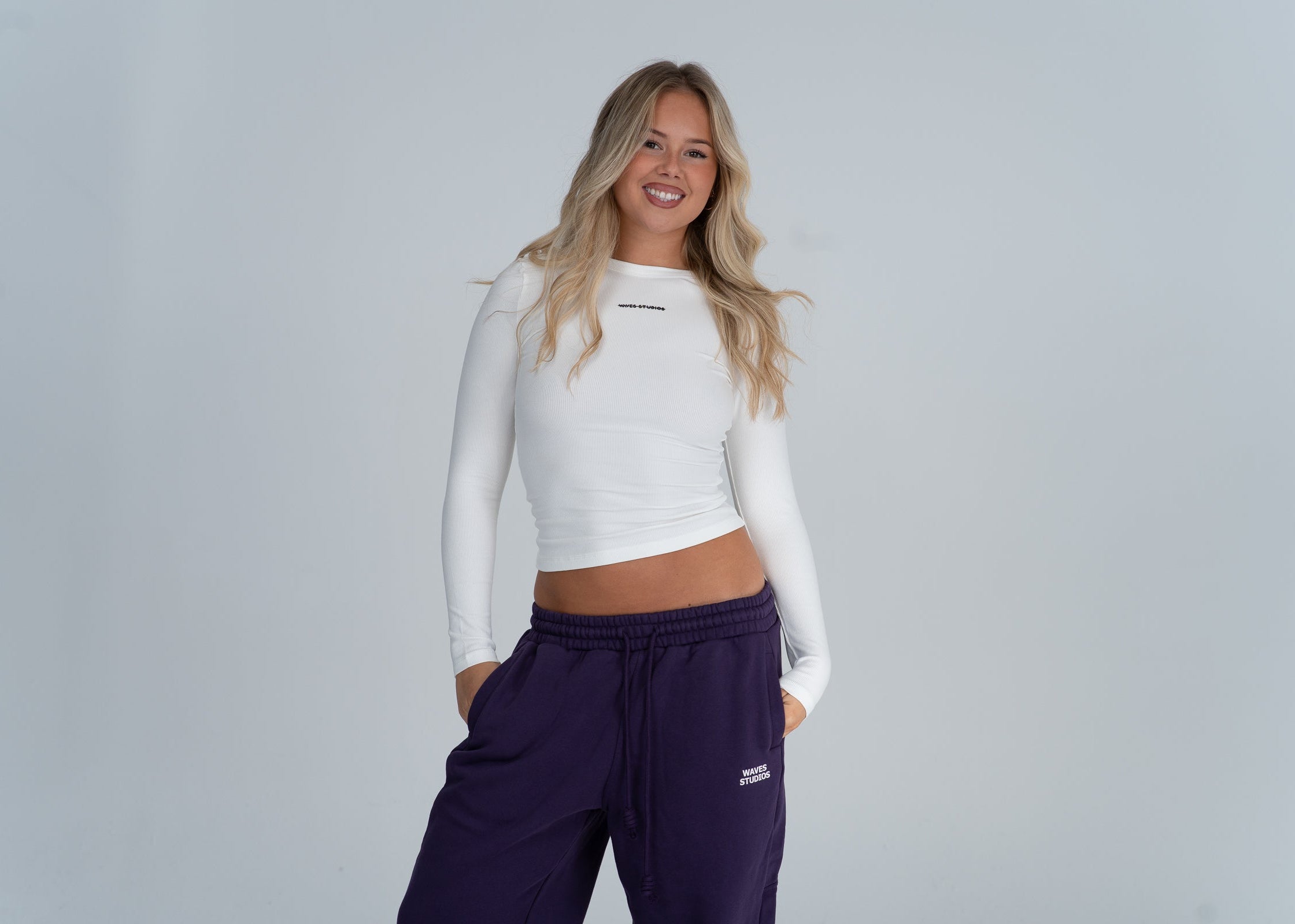 Crewneck Fitted Tee - LS