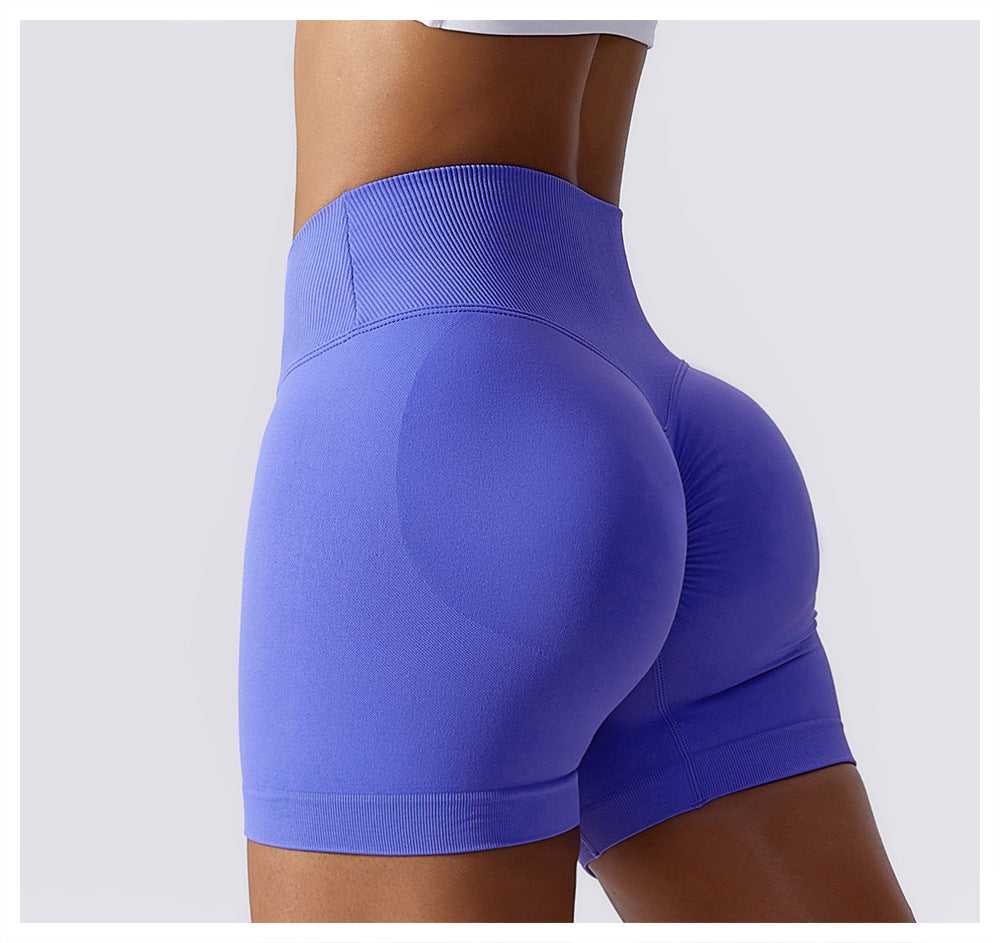 Crossover Seamless Scrunch Shorts