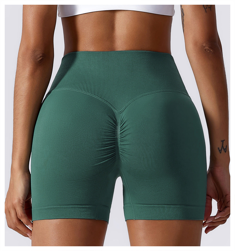 Crossover Seamless Scrunch Shorts