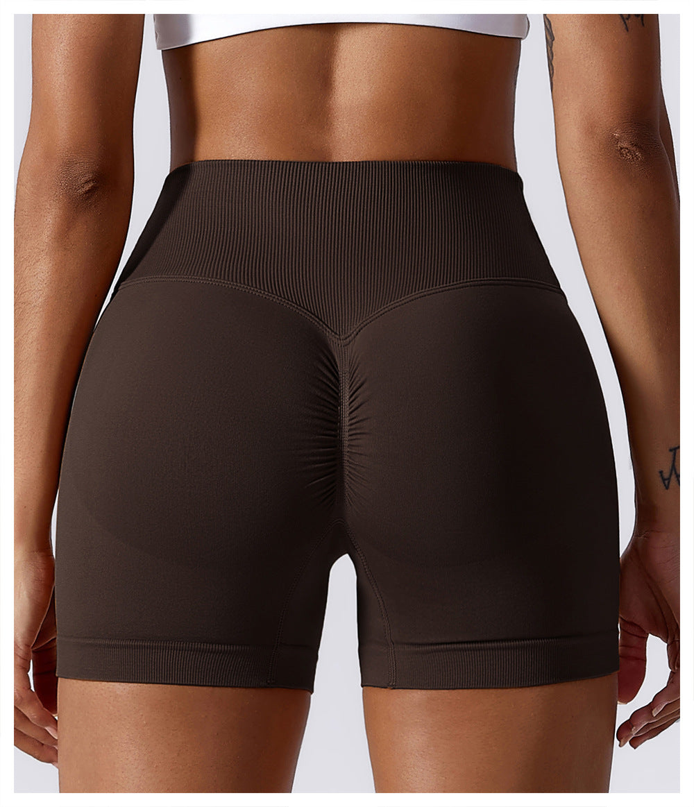 Crossover Seamless Scrunch Shorts