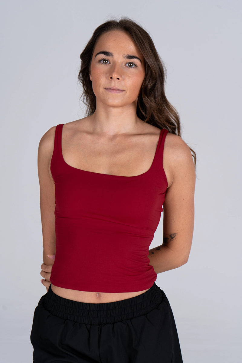Softluxe™ U-neck Fitted Tank