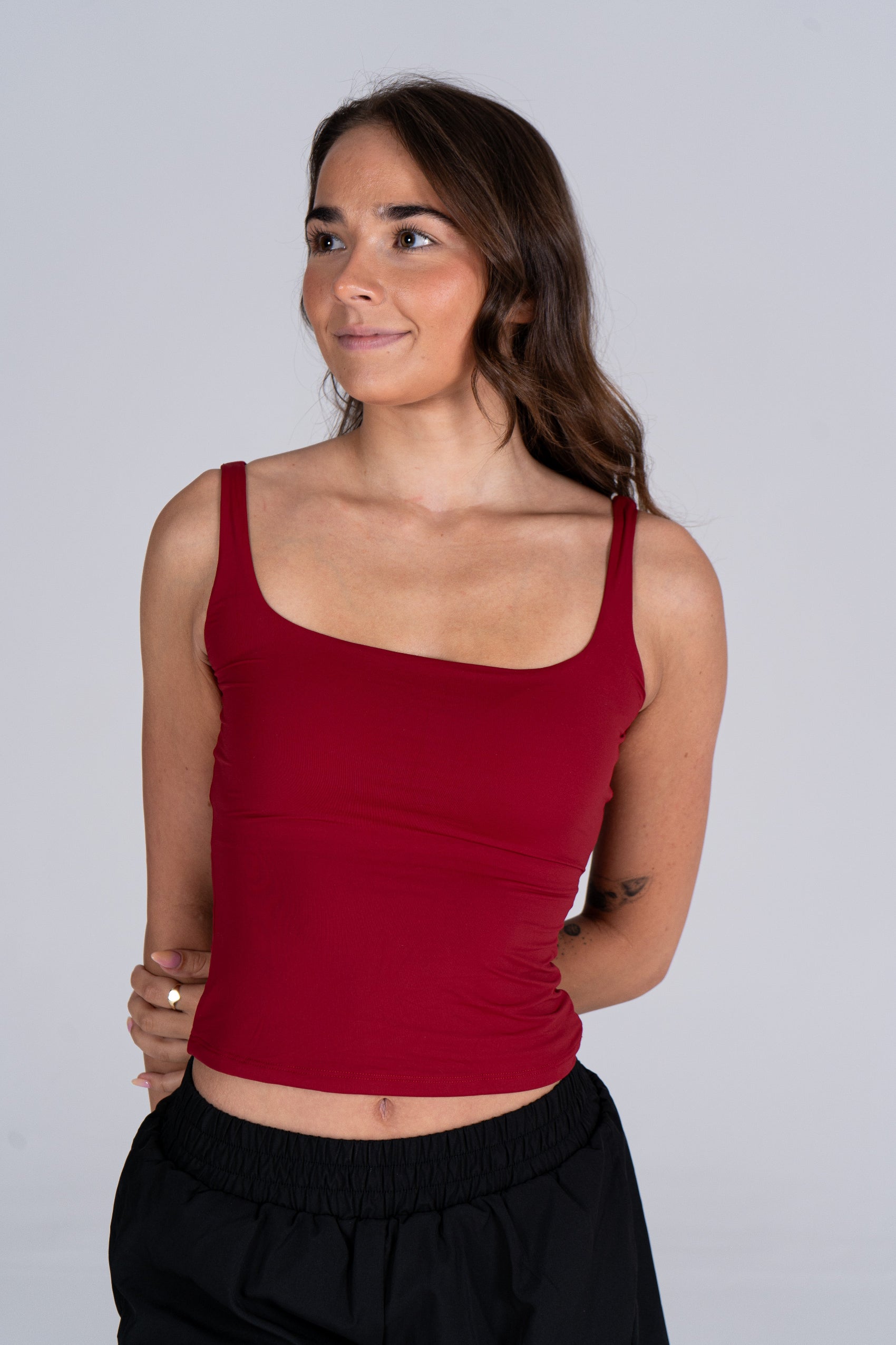 Softluxe™ U-neck Fitted Tank