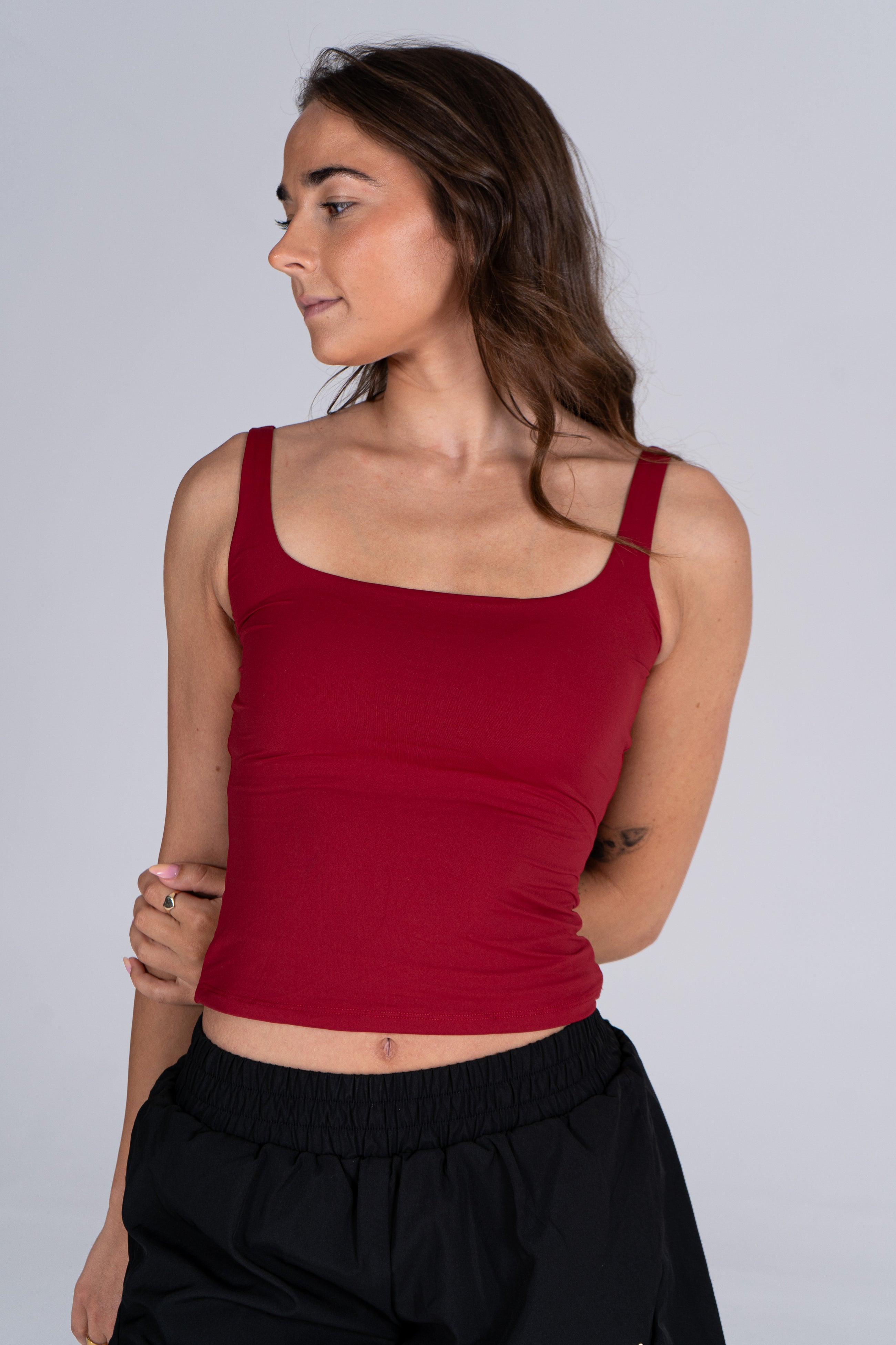 Softluxe U-neck Fitted Tank