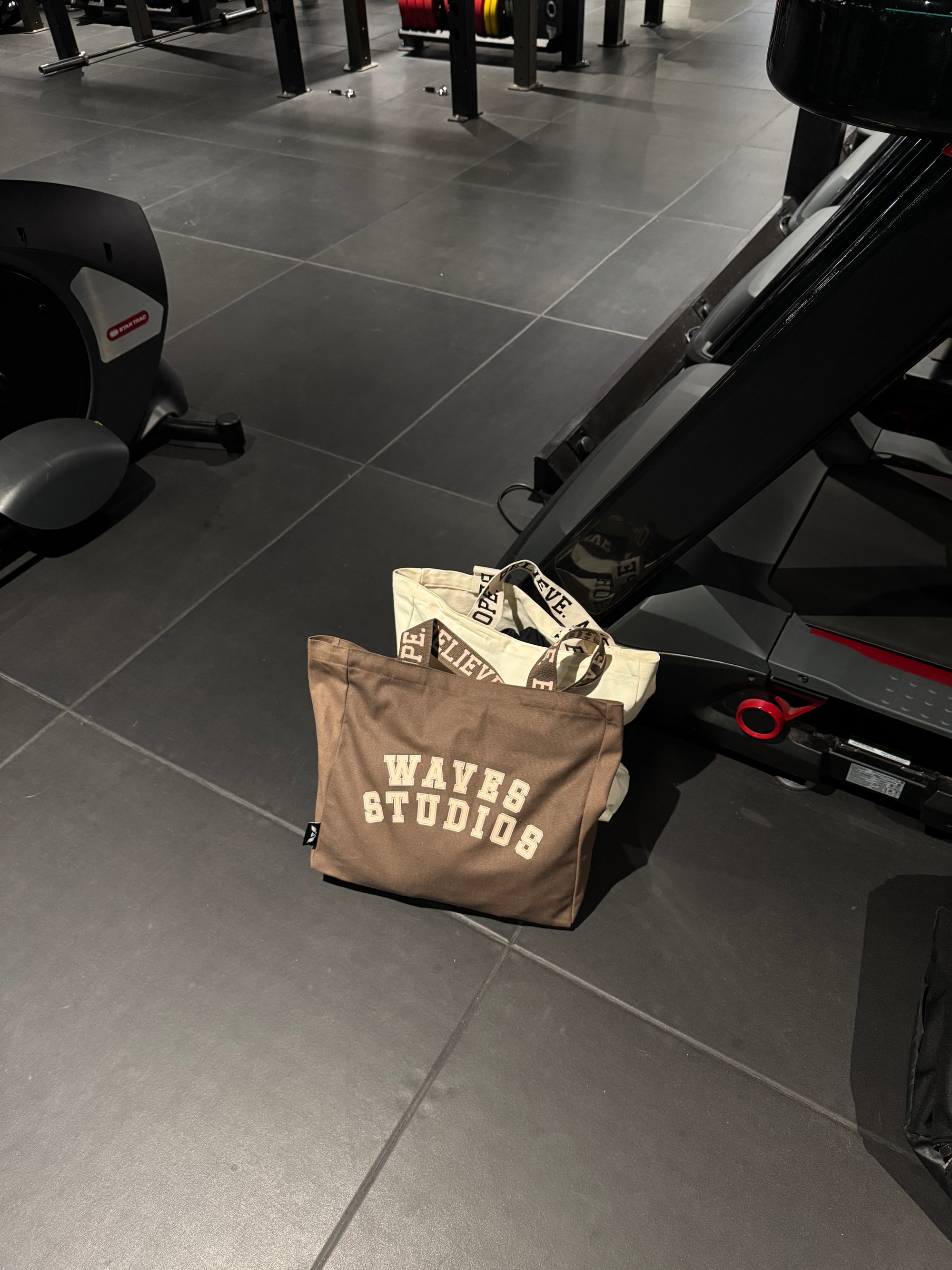 Branded Strap Tote Bag