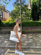 Branded Strap Tote Bag