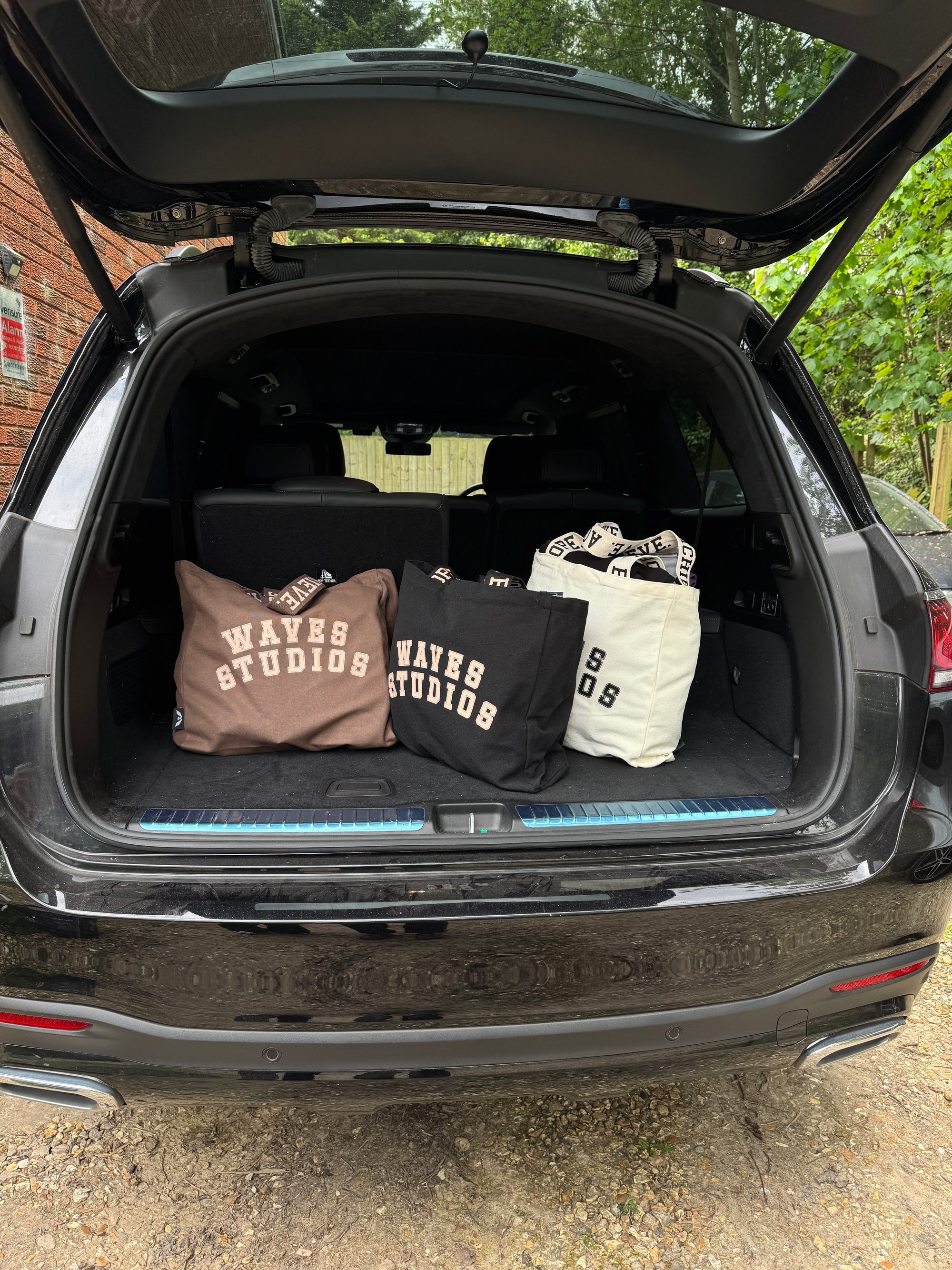Branded Strap Tote Bag