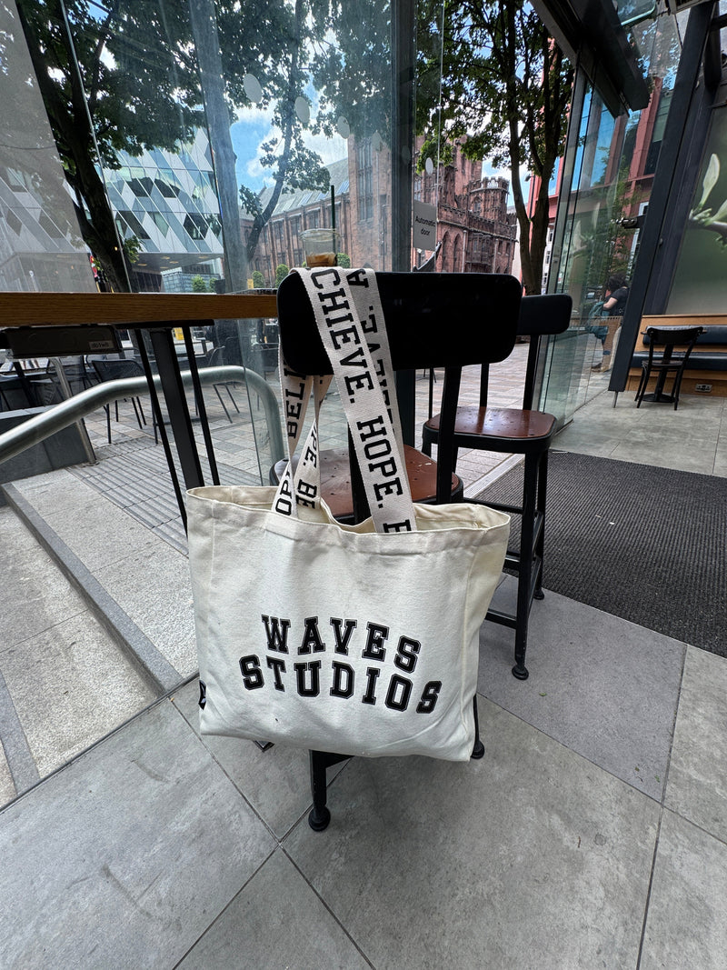 Branded Strap Tote Bag