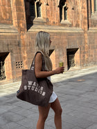 Branded Strap Tote Bag