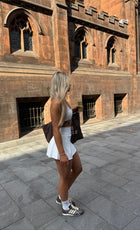 Side-Hem High Waist Skirt