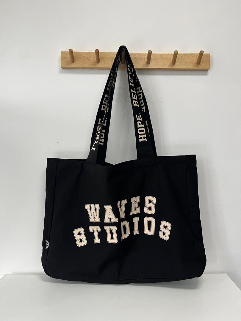 Branded Strap Tote Bag