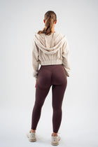 Zipped Cropped Hoodie - Lightweight