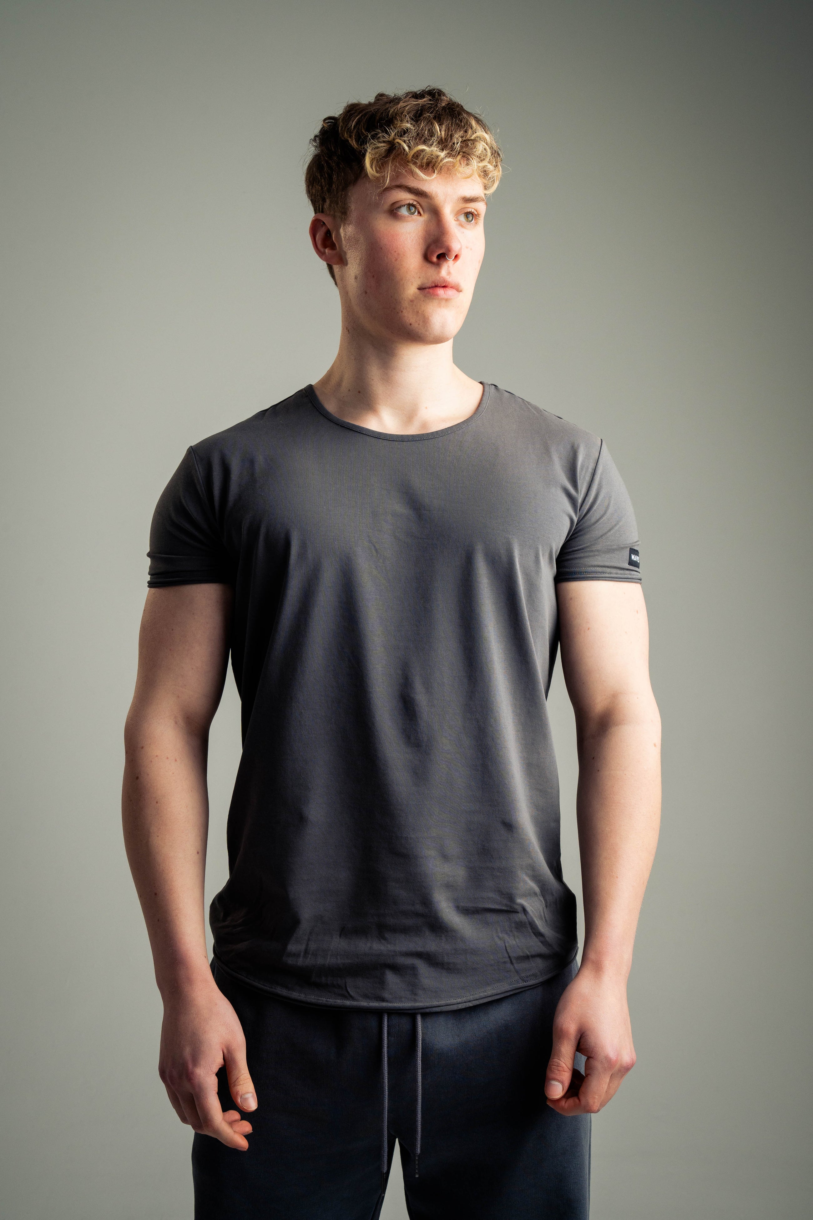 Scoop Neck Fitted Tee