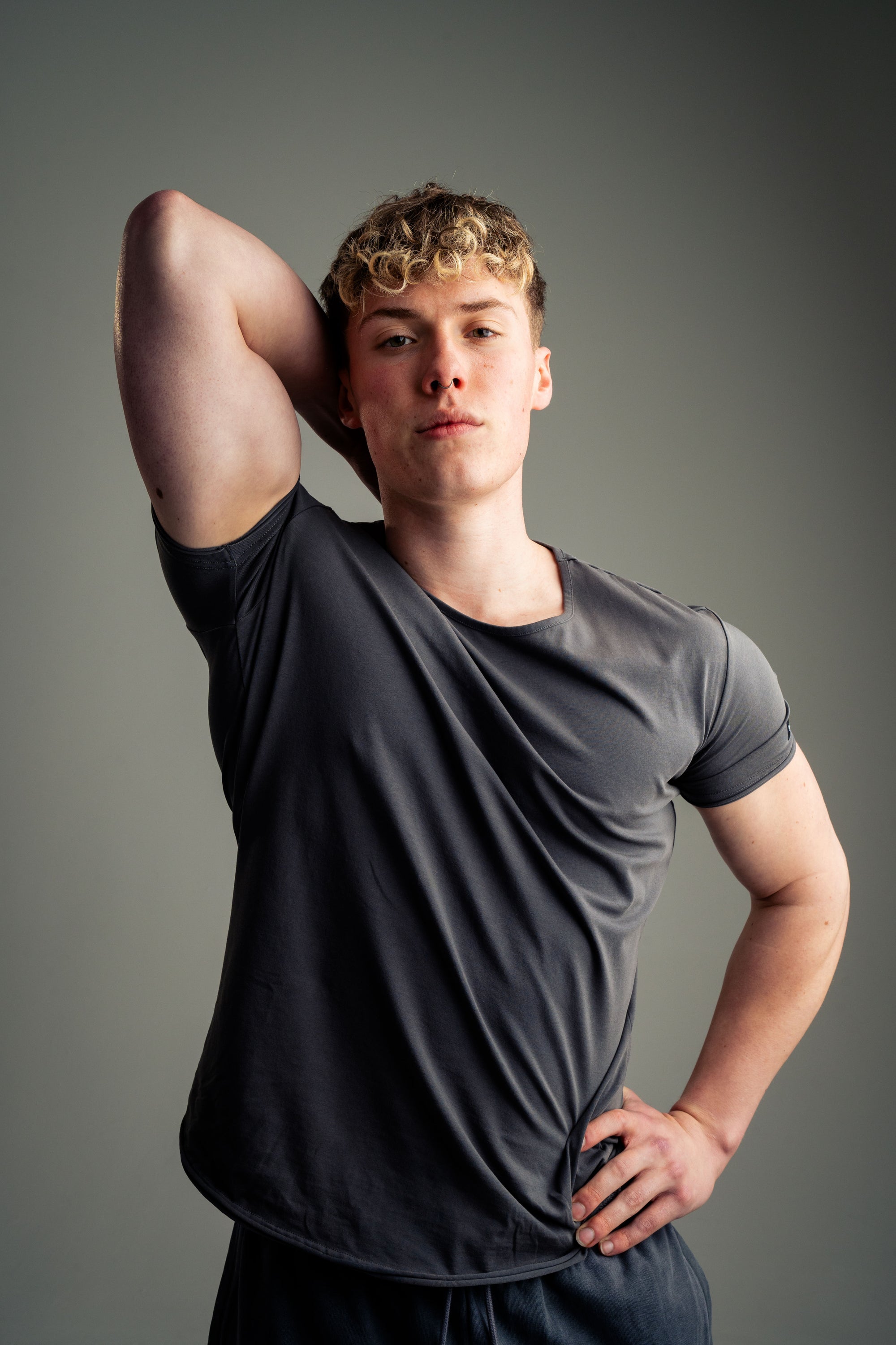 Scoop Neck Fitted Tee