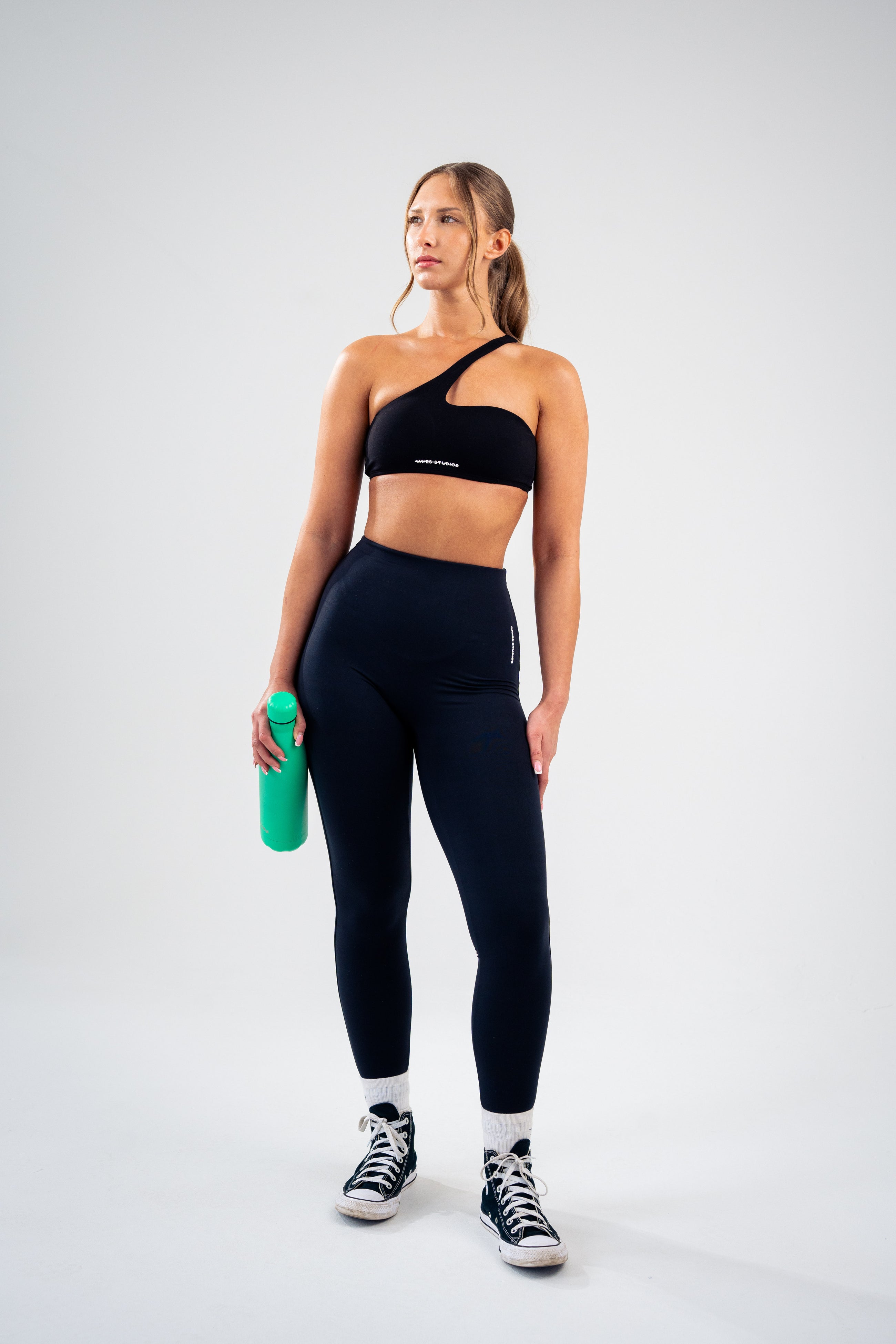 Single Shoulder Sports Bra