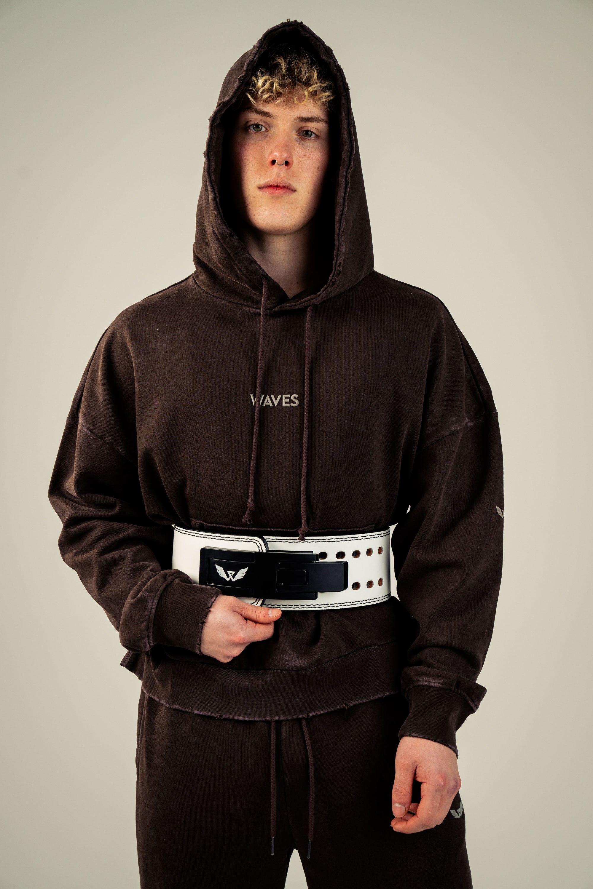 13mm Lever Belt - Leather