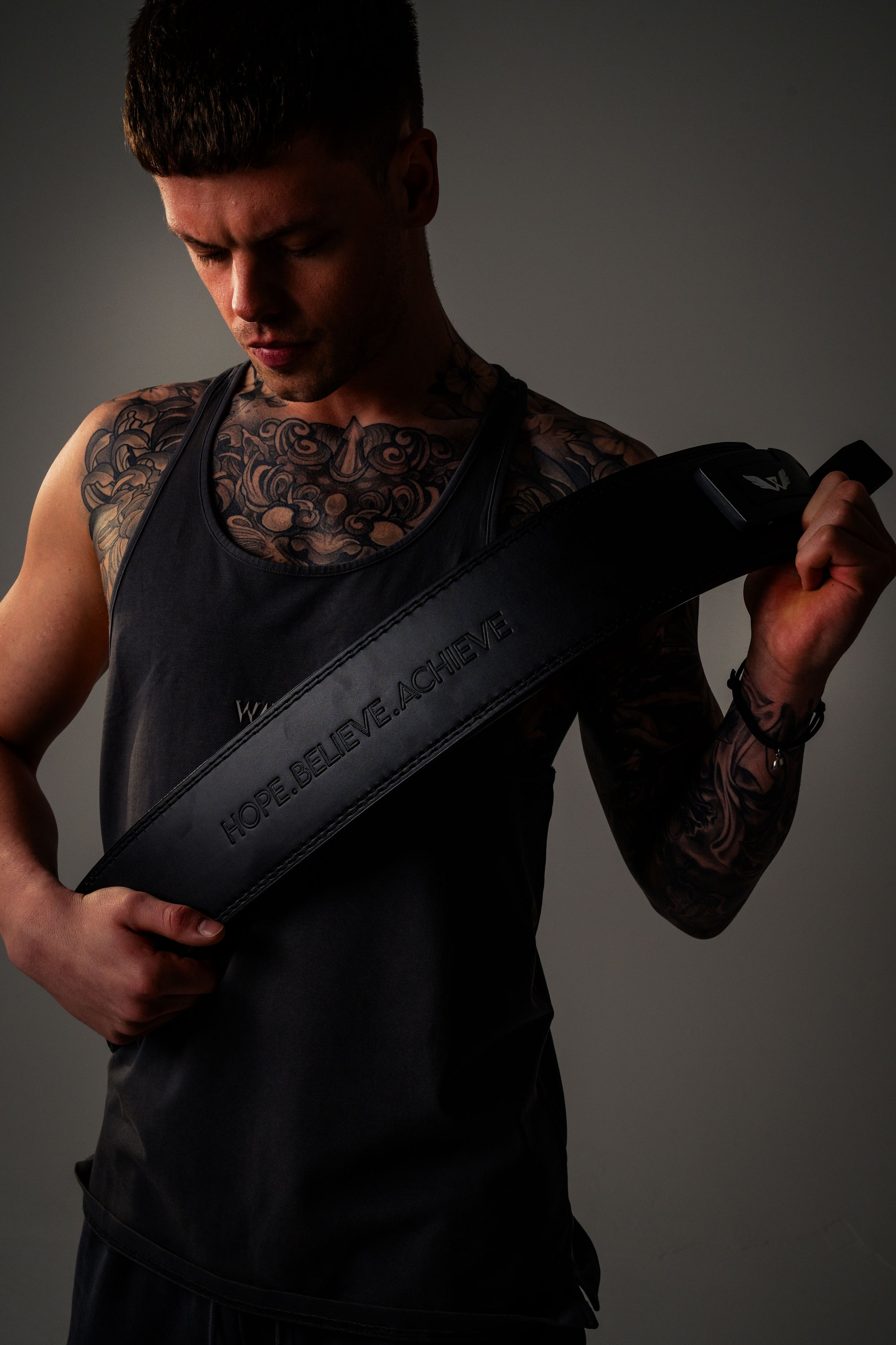 13mm Lever Belt - Leather