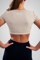 U-neck Sporty Crop Top