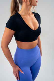 U-neck Sporty Crop Top