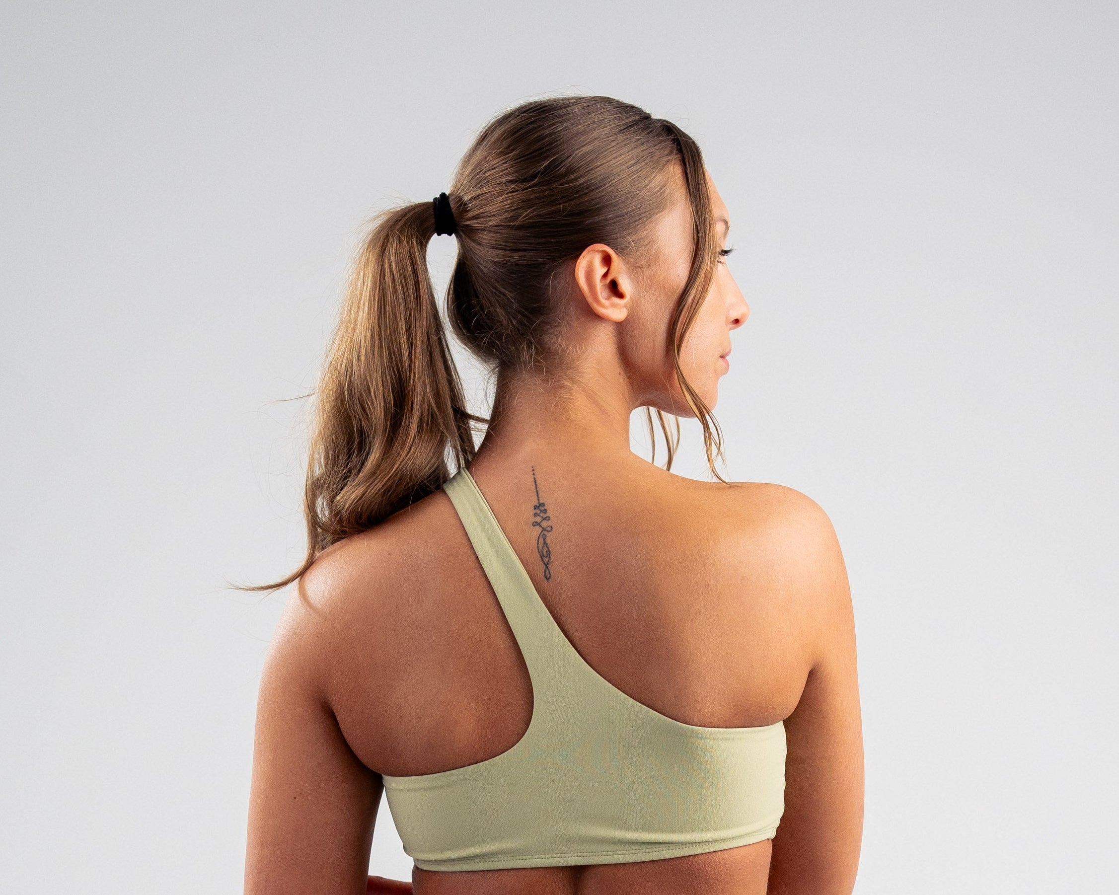 Single Shoulder Sports Bra