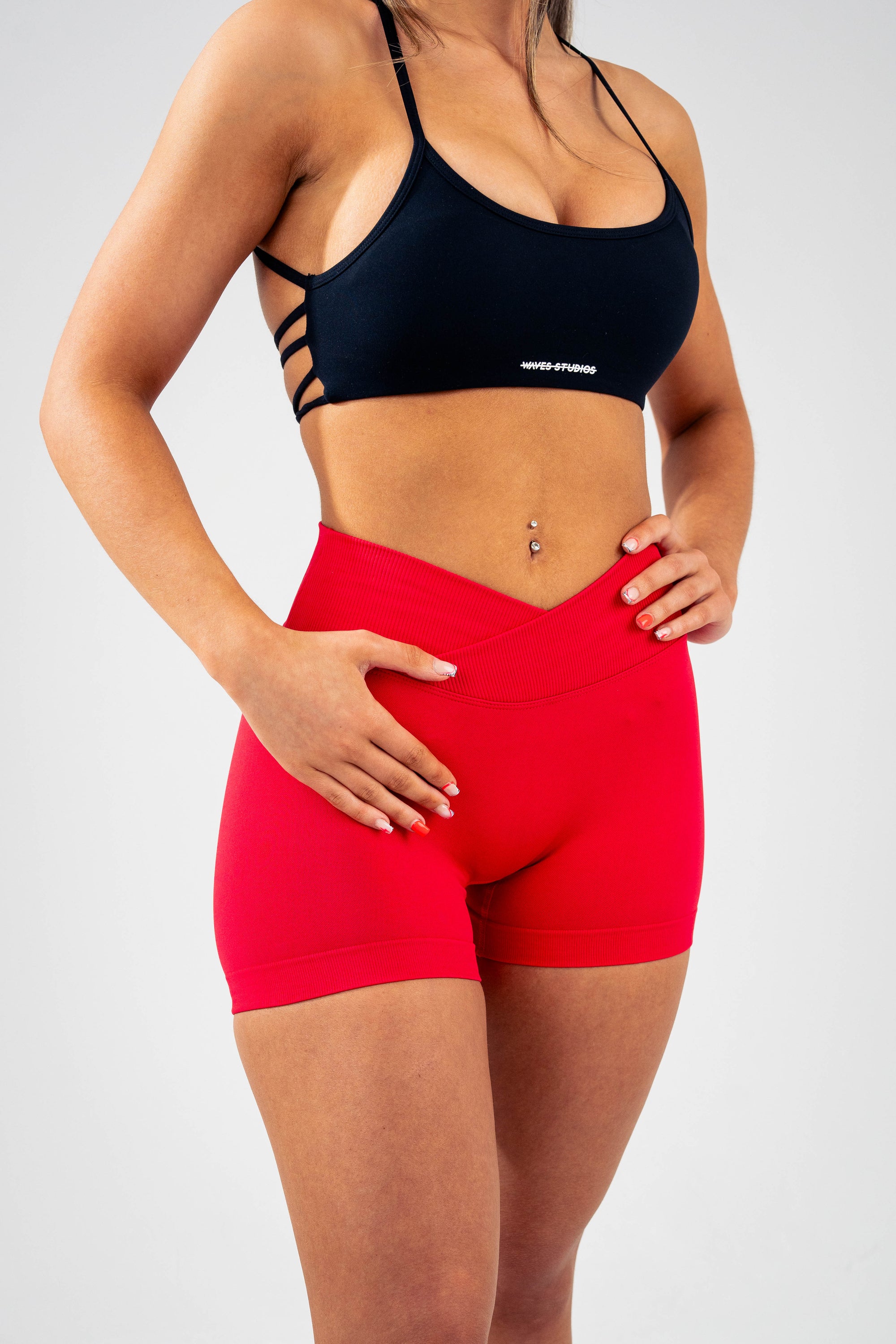 Seamless Scoop Neck Sports Bra