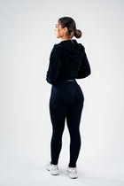 Zipped Cropped Hoodie - Lightweight