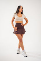U-neck Sporty Crop Top