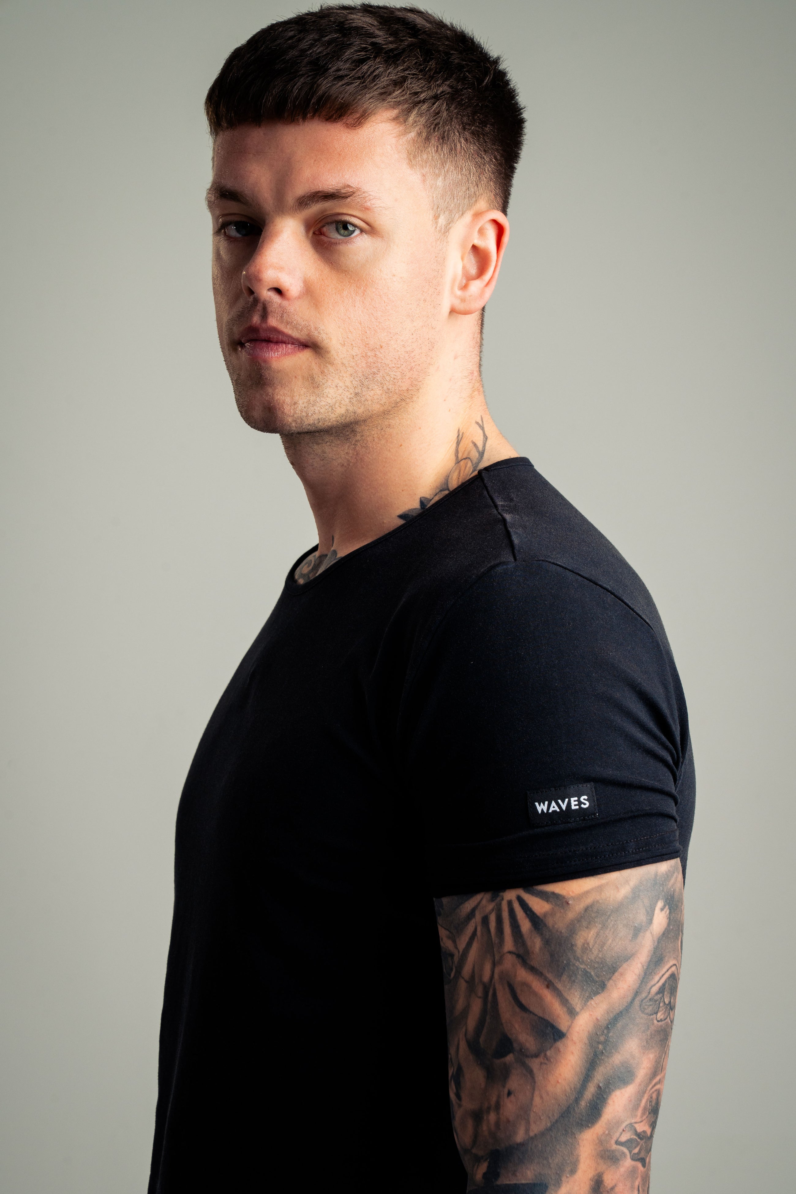 Scoop Neck Fitted Tee