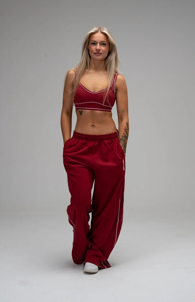 Studio Wide Leg Piped Sweatpant