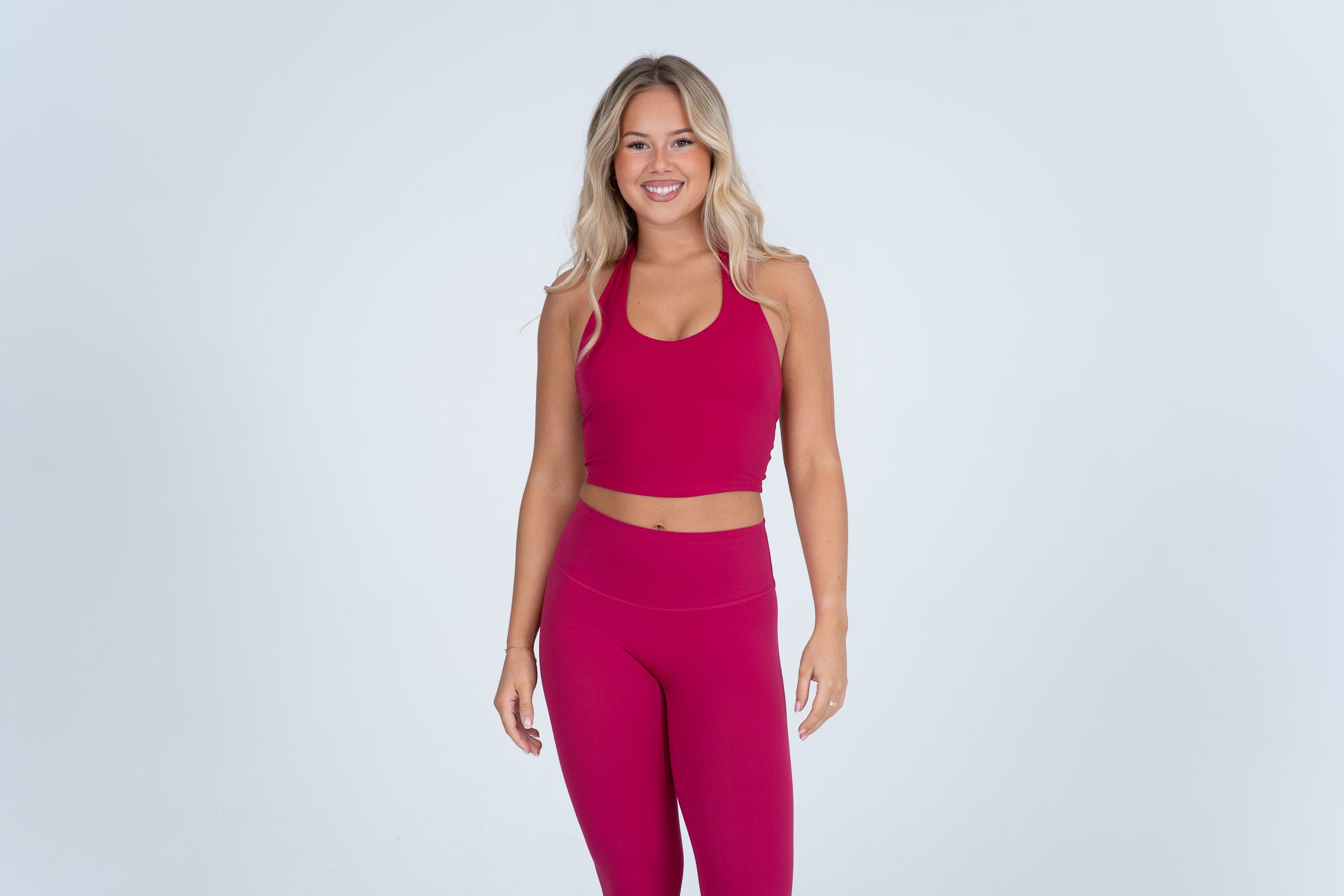 Glaze™ V-Neck Halter Tank