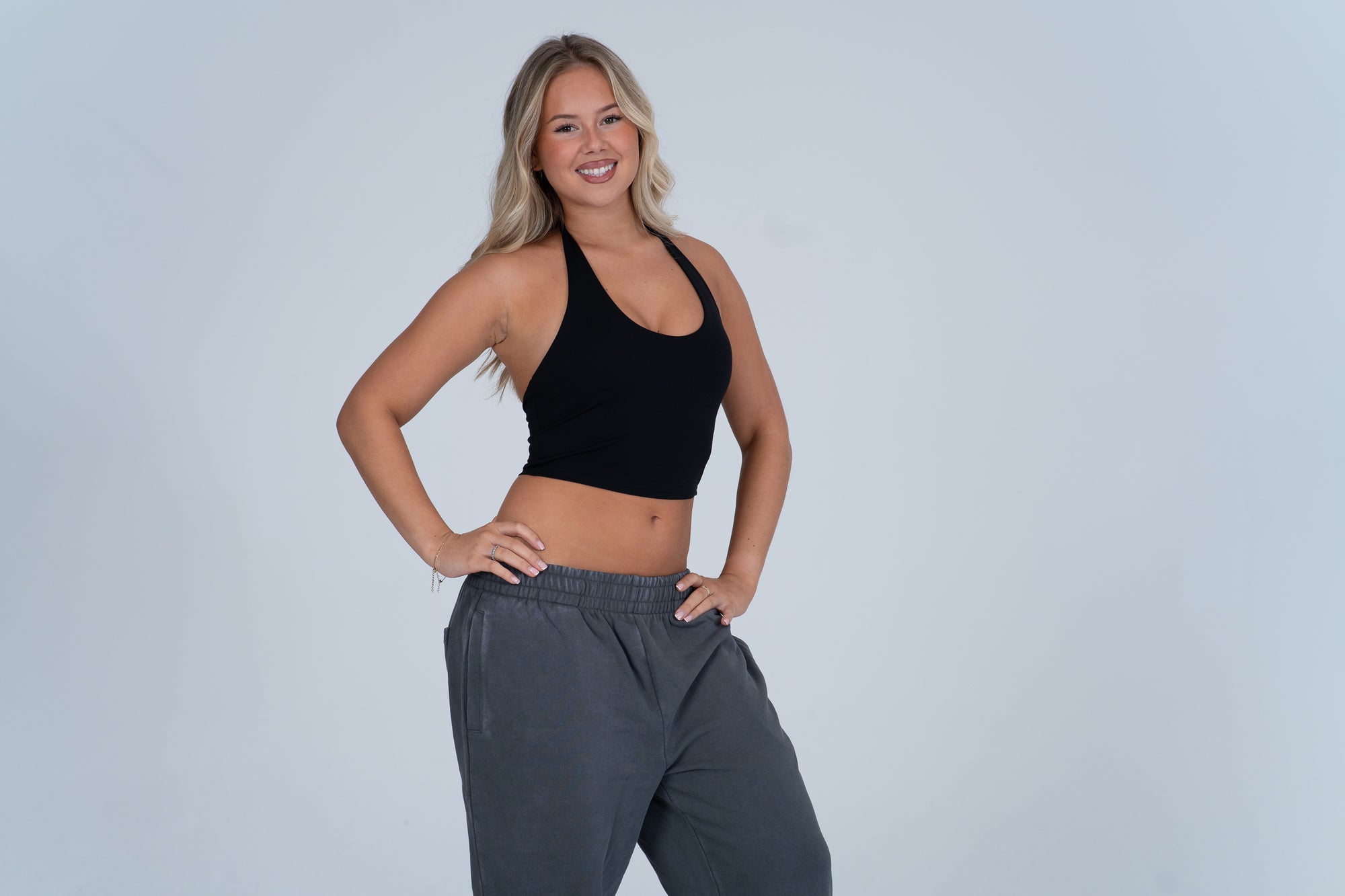 Glaze™ V-Neck Halter Tank