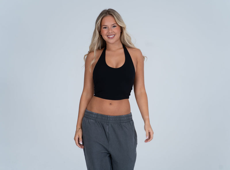 Glaze™ V-Neck Halter Tank