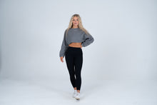 Slouch Long Sleeve Crop Top