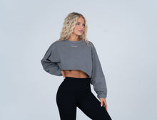Slouch Long Sleeve Crop Top