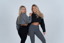 Slouch Long Sleeve Crop Top