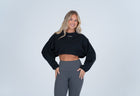 Slouch Long Sleeve Crop Top