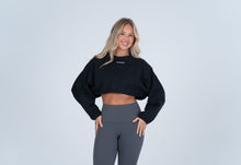 Slouch Long Sleeve Crop Top