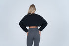 Slouch Long Sleeve Crop Top