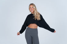 Slouch Long Sleeve Crop Top