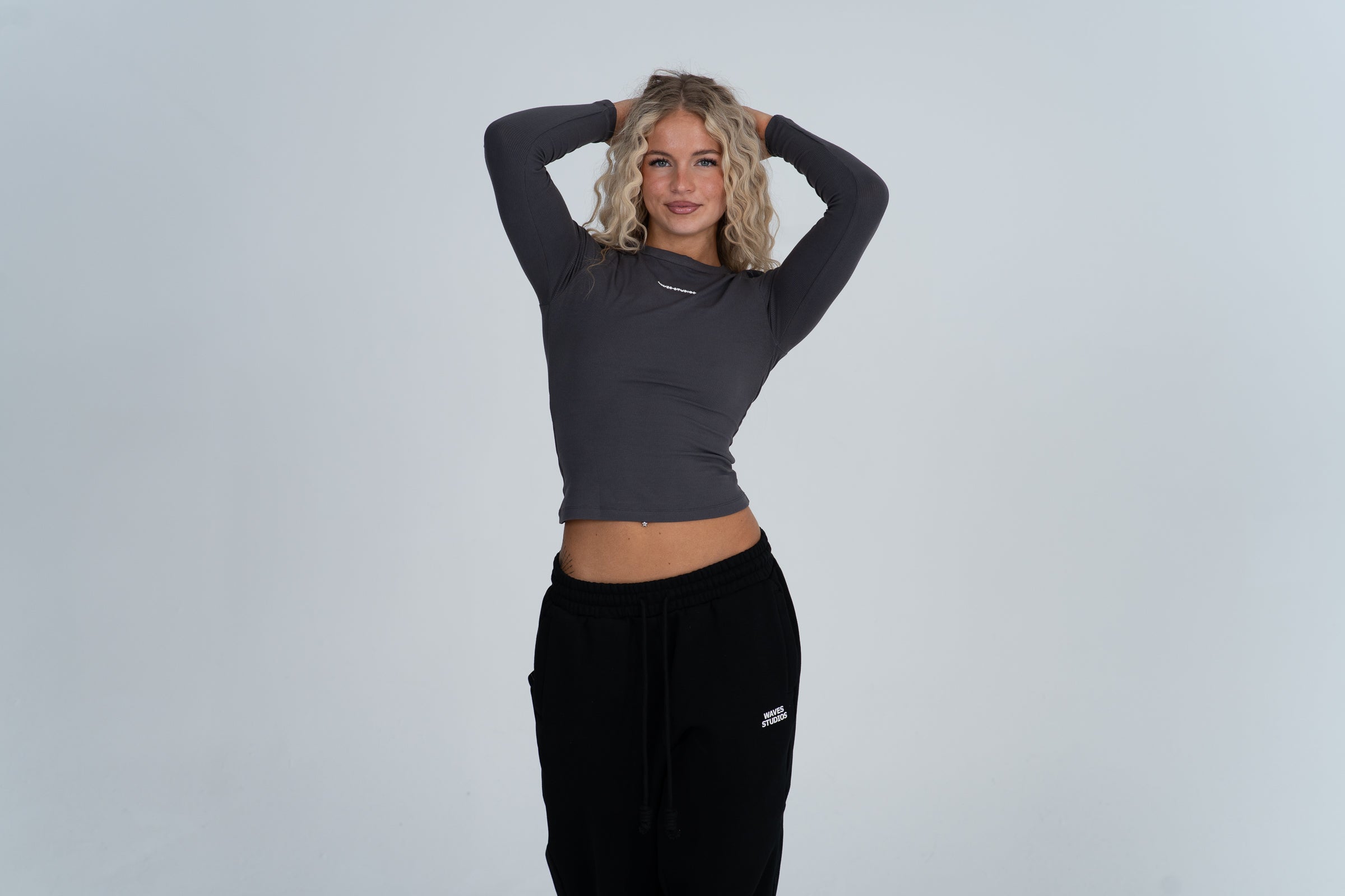 Crewneck Fitted Tee - LS