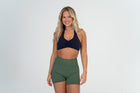 Halter V-neck Sports Bra