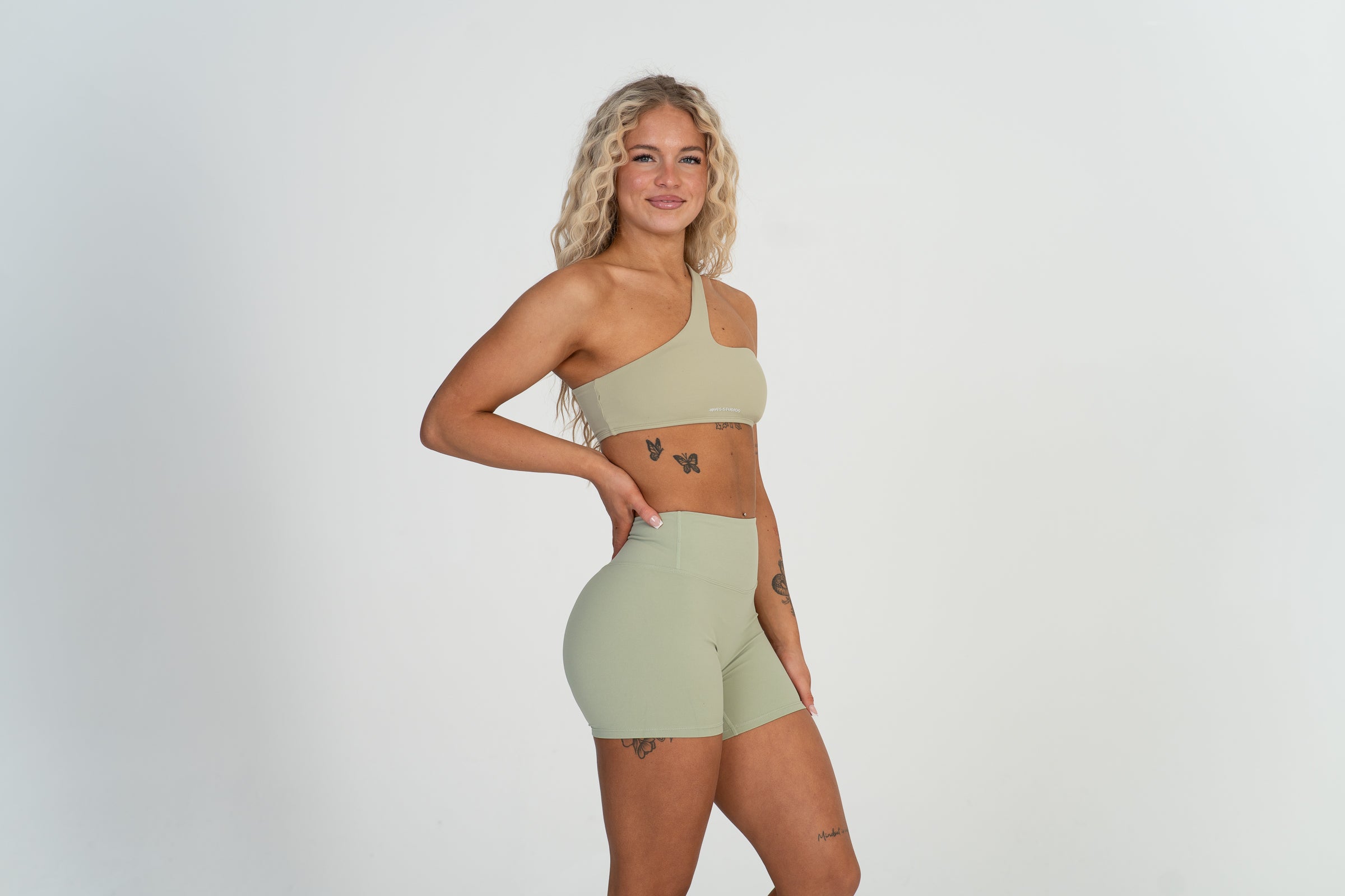 Single Shoulder Sports Bra