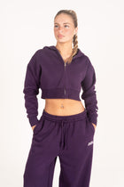 Cropped Zip Hoodie - Deluxe Lounge™