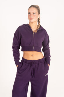Cropped Zip Hoodie - Deluxe Lounge™