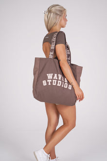 Branded Strap Tote Bag