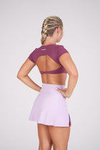 Side-Hem High Waist Skirt